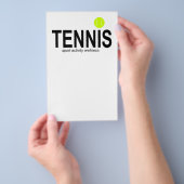 Tennis Flyer (Hand)