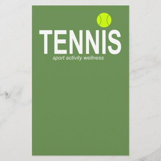 Tennis Flyer (Achterkant)