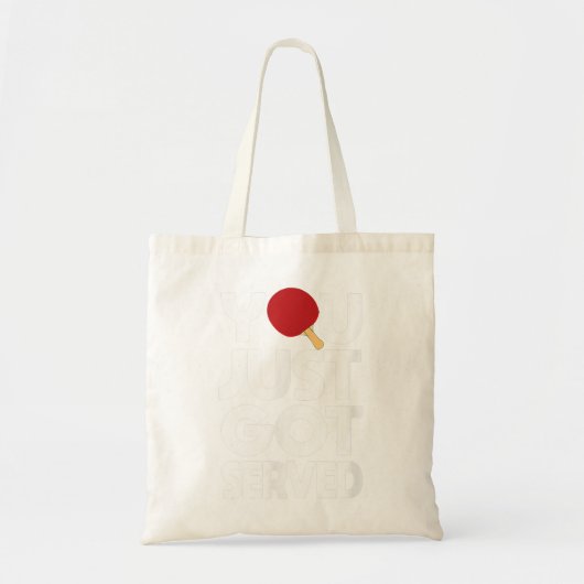 Tennis For Men Butterfly Ping Tee Tote Bag (Voorkant)