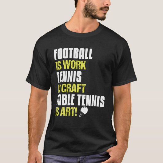 Tennis for Old People Pickleball Apparel Pickle Ba T-shirt (Voorkant)