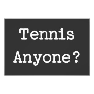 Tennis Foto Afdruk