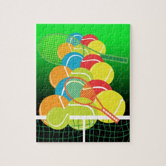 TENNIS FRENZY NET LEGPUZZEL (Verticaal)