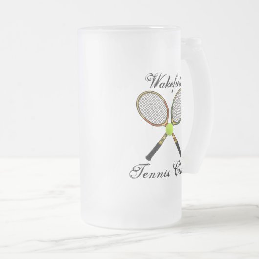 Tennis Frosted Mok (Voorkant rechts)