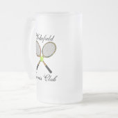 Tennis Frosted Mok (Voorkant links)