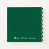 Tennis Fund Raiser voor Cat Lovers Notitieboek (Achterkant)