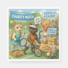 Tennis Fund Raiser voor Cat Lovers Servet