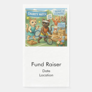 Tennis Fund Raiser voor Cat Lovers Servet