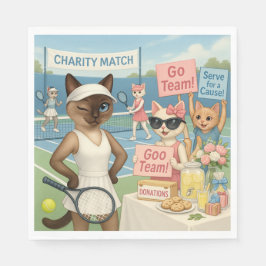 Tennis Fund Raiser voor Cat Lovers Servet