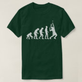 Tennis Funny Evolution Coach Player Mannen Vrouwen T-shirt (Design voorkant)