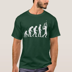 Tennis Funny Evolution Coach Player Mannen Vrouwen T-shirt