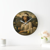 Tennis Funny Mona Lisa Grote Klok (Huis)