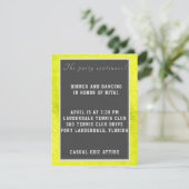 Tennis Fuzzies-behuizingskaart Informatiekaartje (Staand voorkant)