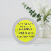 Tennis Fuzzies Bewaar de datum Kaart (Staand voorkant)