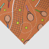 Tennis Game Plezier Tissuepapier (Detail)