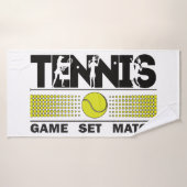 Tennis - Game Set Match Badhanddoek (Badhanddoek)