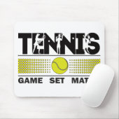Tennis Game Set Match Muismat (Met muis)