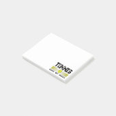 Tennis - Game Set Match Post-it Notes (Schuin)