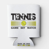 Tennis-gamereeks Blikjeskoeler (Achterkant)