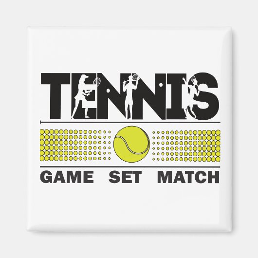 Tennis-gamereeks Magneet (Voorkant)