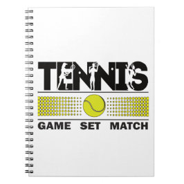 Tennis-gamereeks Notitieboek