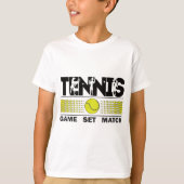 Tennis-gamereeks T-shirt (Voorkant)