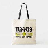 Tennis-gamereeks Tote Bag (Achterkant)