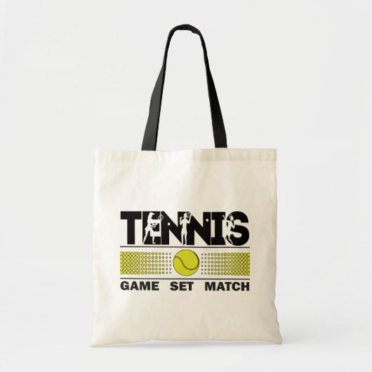 Tennis-gamereeks Tote Bag (Voorkant)