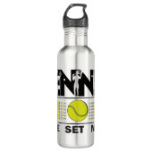 Tennis-gamereeks Waterfles (Voorkant)