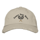 Tennis geborduurd Pet (Voorkant)