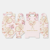 Tennis Gepersonaliseerd Meisje Verjaardag Bedankdoosjes (Ongevouwen)