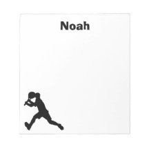 Tennis Gepersonaliseerd Notitieblok (mannelijk)