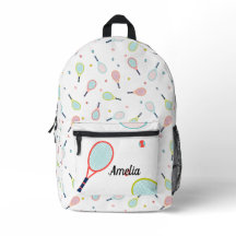 Tennis Gepersonaliseerde naam Roze Groen Blauw Aan