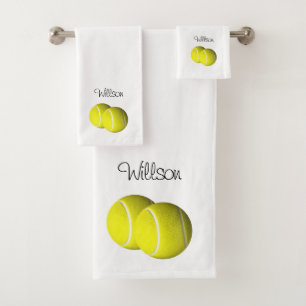 Tennis-gepersonaliseerde poorten bad handdoek