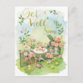 Tennis Get Well Soon Briefkaart (Voorkant)
