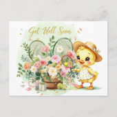 TENNIS Get well soon for Duck Lover  Briefkaart (Voorkant)