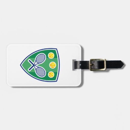 Tennis gift bagagelabel (Voorkant horizontaal)