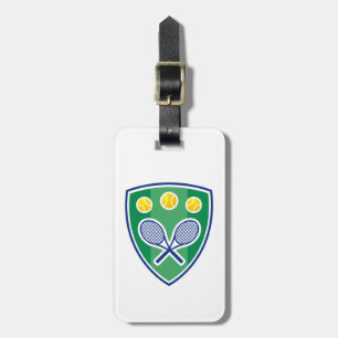 Tennis gift bagagelabel
