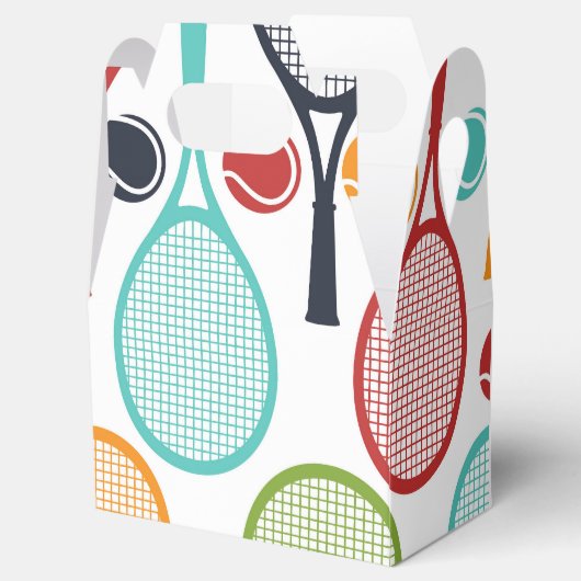 Tennis Gift Box voor Tennis Party voor Tennis Team Bedankdoosjes (Geopend)