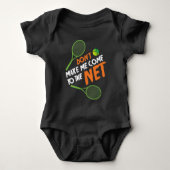 Tennis Gift Idea Tennis Player Romper (Voorkant)