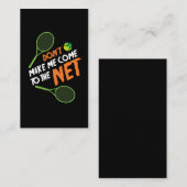 Tennis Gift Idea Tennis Player Visitekaartje (Voorkant / Achterkant)