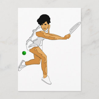 Tennis Girl Briefkaart