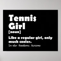 Tennis Girl Funny Definition Tennis Sport Lover