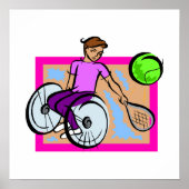 Tennis Girl Poster (Voorkant)