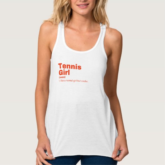 Tennis Girl - Tennis Tanktop (Voorkant)