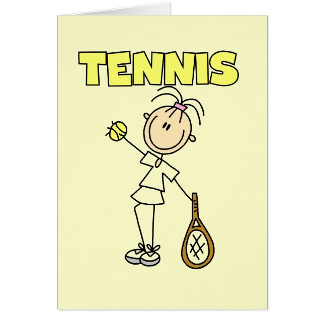 TENNIS Girl Tshirts en Gifts (Voorkant)