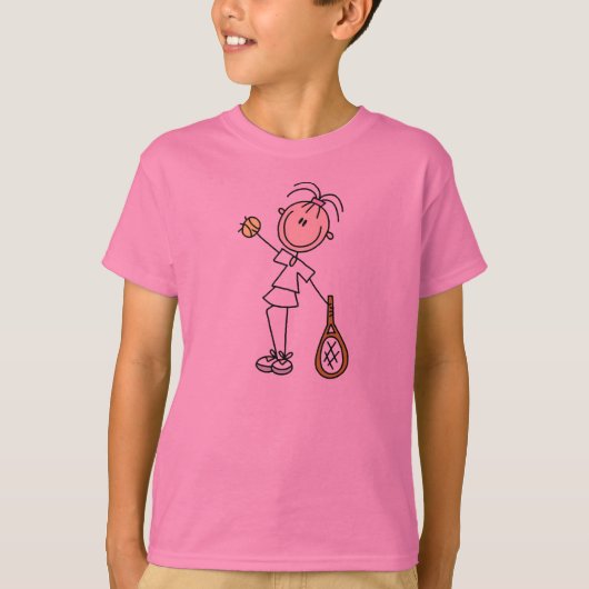 Tennis Girl Two T-shirt (Voorkant)