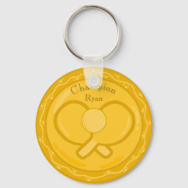 Tennis Golden Award - Medal Sleutelhanger