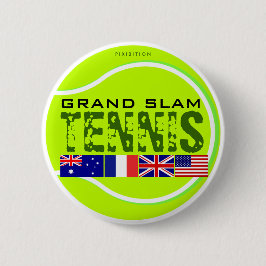 Tennis Grand Slam Button
