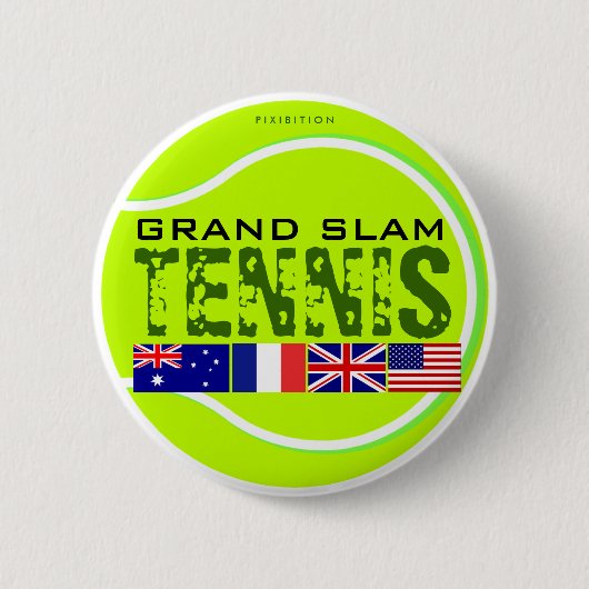 Tennis Grand Slam Button (Voorkant)