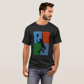 Tennis Grand Slam Courts Serveren T-shirt (Voorkant volledig)